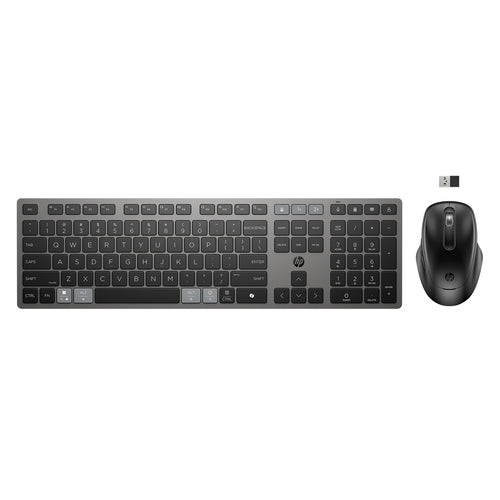 HP 725 Multi-Device Rechargeable Wireless Keyboard and Mouse Combo