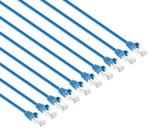 Intellinet 743754 networking cable Blue 3 m Cat8.1 U/FTP (STP)