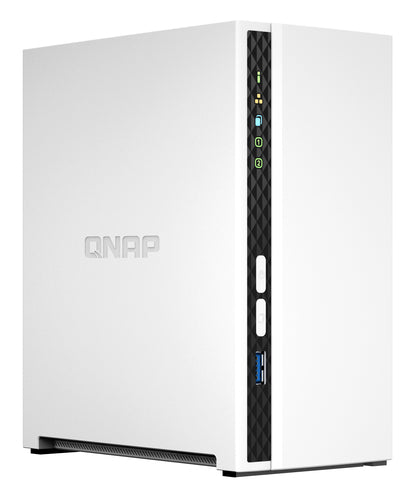 QNAP TS-233 NAS Tower ARM Cortex-A55 2 GB 0 TB QNAP QTS White