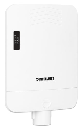 Intellinet Outdoor PoE-Powered 5-Port Gigabit Switch with PoE Passthrough / 4-Port PoE+ Extender
