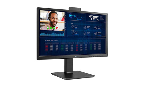 LG 24CQ651N-6P All-in-One PC/workstation Intel® Pentium® N6005 61 cm (24") 1920 x 1080 pixels 8 GB DDR4-SDRAM 16 GB eMMC Wi-Fi 6 (802.11ax) Black