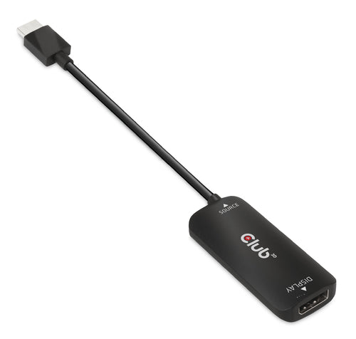 CLUB3D HDMI + Micro USB to DisplayPort™ 4K120Hz or 8K30Hz M/F Active Adapter
