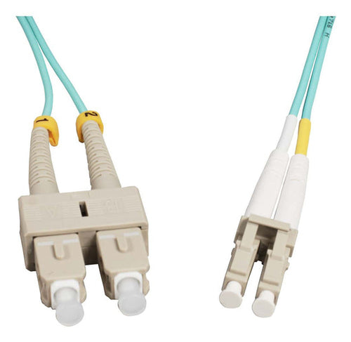 Intellinet 752381 InfiniBand/fibre optic cable 5 m LC SC MMF Aqua colour