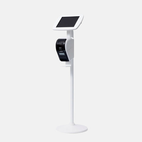 Bouncepad Floorstanding with Brother Printer mount tablet security enclosure White 20.1 cm (7.9")