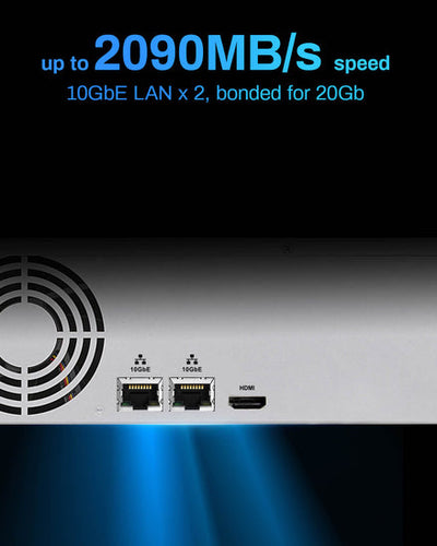 TerraMaster U12-500 Plus NAS Rack (2U) Intel® Core™ i7 16 GB DDR5 0 TB Grey