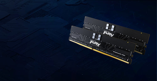 Kingston Technology FURY 64GB 5600MT/s DDR5 ECC Reg CL28 DIMM (Kit of 4) Renegade Pro EXPO