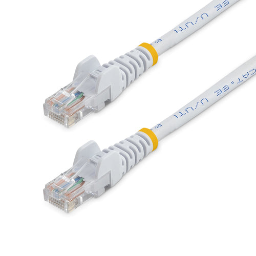 StarTech.com Cat5e patch cable with snagless RJ45 connectors – 15ft, white