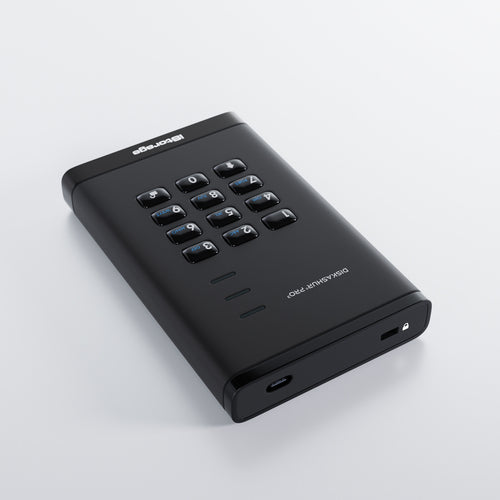 iStorage diskAshur PRO³ HDD 4TB | Secure Portable Hard Drive |FIPS 140-3 Level 3 compliant | AES-XTS 256-bit Hardware Encryption | PIN protected | OS & Platform Independent |GDPR, TAA Compliant|Brute force hack defence | Dust/Water Resistant