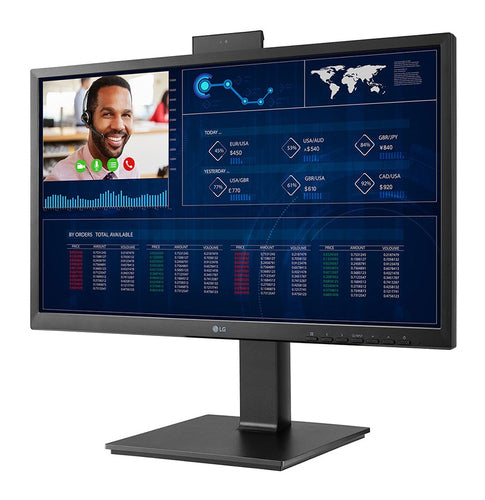 LG 24CQ651N-6P All-in-One PC/workstation Intel® Pentium® N6005 61 cm (24") 1920 x 1080 pixels 8 GB DDR4-SDRAM 16 GB eMMC Wi-Fi 6 (802.11ax) Black