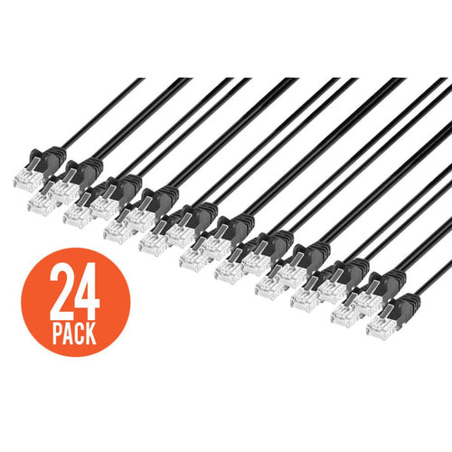 Intellinet 742672 networking cable Black 0.15 m Cat6 U/UTP (UTP)