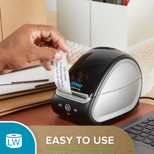 DYMO Original LabelWriter Durable Labels | 25mm x 25mm | White Poly | 2 Rolls of 850 (1,700 Self-Adhesive Labels) | High-Performance | For LabelWriter Label Makers