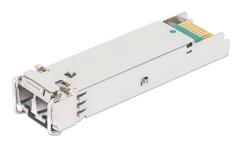 Intellinet Transceiver Module Optical, Gigabit Fiber SFP Mini-GBIC, 1000Base-Sx (LC) Multi Mode Duplex Port, 550m, Wavelength 850nm, Ethernet, Fibre, HPE Compliant, Equivalent to HPE models J4858A / J4858B / J4858C / J4858D, Three Year Warranty