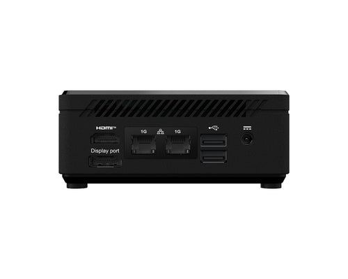 MSI Cubi N ADL 021US Intel® N N100 4 GB DDR4-SDRAM 128 GB SSD Windows 11 Pro Mini PC Black