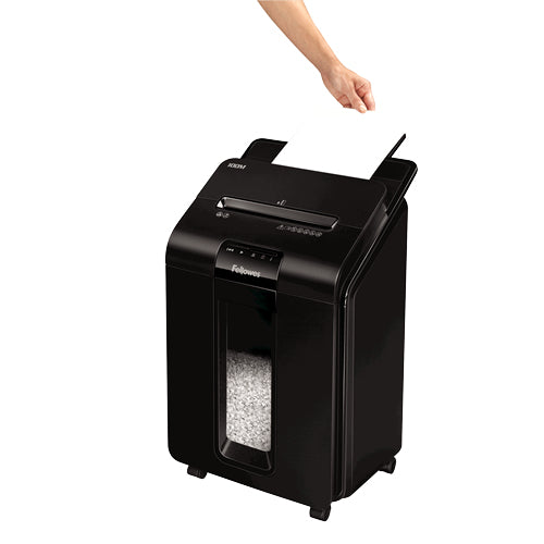 Fellowes 4629001 paper shredder Micro-cut shredding 20.3 cm Black