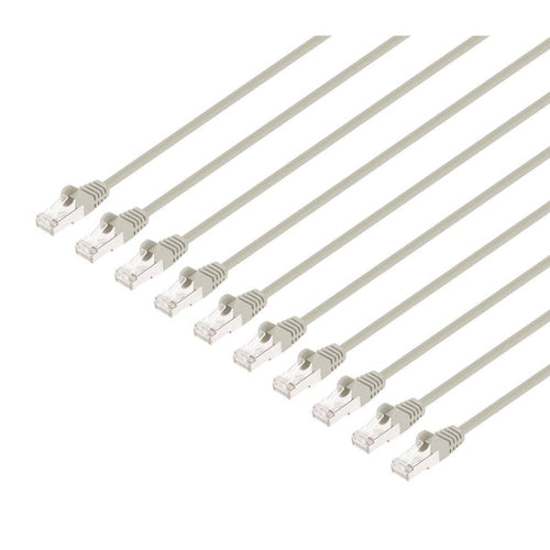 Intellinet 745390 networking cable Grey 1 m Cat8.1 U/FTP (STP)