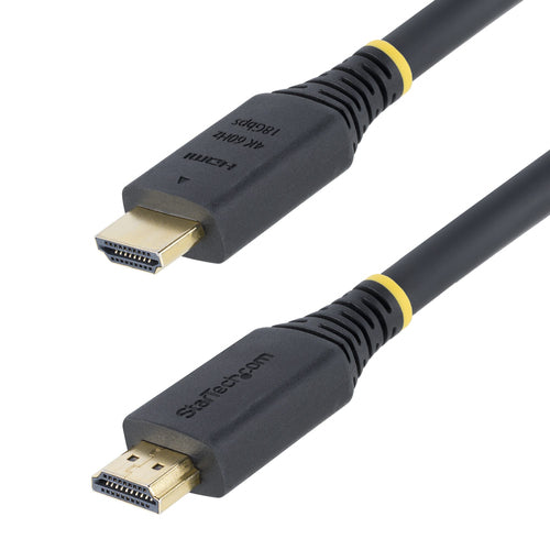StarTech.com 20ft (6m) Premium Certified High Speed HDMI Cable, 4K 60Hz/1440p 144Hz, HDR10/HDCP 2.2/ARC, 18Gbps, UHD HDMI 2.0 Cord for TV/Monitor/Display, TPE Jacket