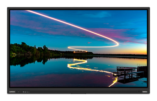 Lenovo ThinkVision T86 computer monitor 2.18 m (86") 3840 x 2160 pixels 4K Ultra HD Touchscreen Black