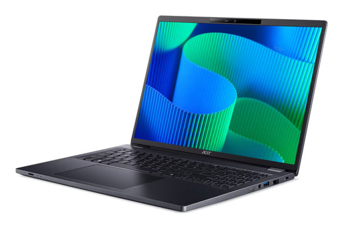 Acer TravelMate P4 TMP416-53-59NC Copilot+ PC Intel Core Ultra 5 125U Laptop 40.6 cm (16") WUXGA 16 GB DDR5-SDRAM 512 GB SSD Wi-Fi 6 (802.11ax) Windows 11 Pro Blue
