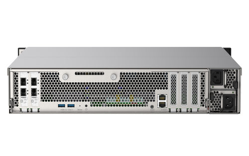 QNAP TS-h2490FU NAS Rack (2U) EPYC 7302P 256 GB DDR4 0 TB QuTS hero Black, Grey