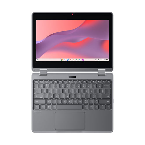Lenovo Chrome 500e 2in1 G5 M89 MediaTek Kompanio 540 Chromebook 29.5 cm (11.6") Touchscreen HD 4 GB 64 GB UFS Wi-Fi 6E (802.11ax) ChromeOS Grey