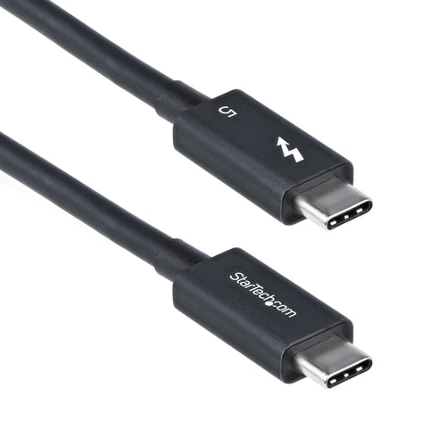 StarTech.com 2.6ft (80cm) Thunderbolt 5 Cable, 80Gbps/Up to 120Gbps, 240W PD, 8K 60Hz, Certified Thunderbolt Cable - Compatible w/Thunderbolt 4/USB4/USB-C