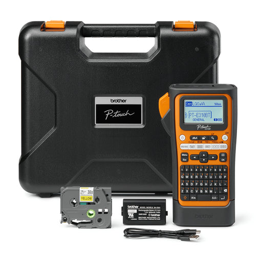 Brother PT-E310BTVP label printer Thermal transfer 180 x 180 DPI 20 mm/sec Wired & Wireless HSE/TZe Bluetooth QWERTY