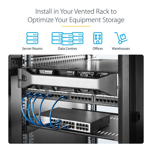StarTech.com CABSHELF116V2PK rack accessory Rack shelf