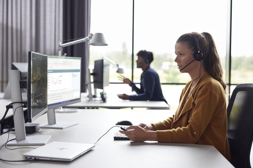 HP Poly Poly EncorePro 510D with Quick Disconnect Monoaural Digital Headset TAA