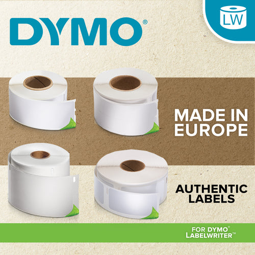 DYMO Original LabelWriter Durable Labels | 59mm x 102mm | White Poly | 300 Self-Adhesive Labels | High-Performance | For LabelWriter Label Makers