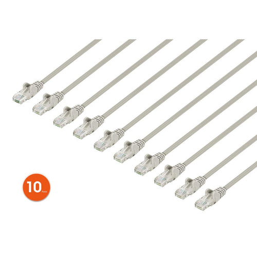 Intellinet 744720 networking cable Grey 4.5 m Cat6 U/UTP (UTP)
