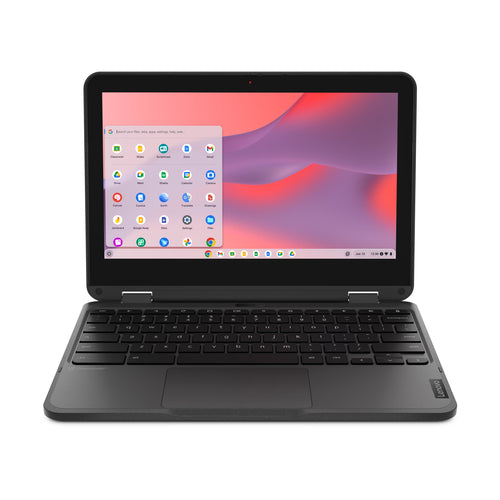 Lenovo 500e Chromebook Gen 4s Intel® N N100 29.5 cm (11.6") Touchscreen HD 4 GB LPDDR5-SDRAM 64 GB eMMC Wi-Fi 6E (802.11ax) ChromeOS English Grey