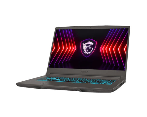 MSI Thin A15 B7UC-473US AMD Ryzen™ 5 7535HS Laptop 39.6 cm (15.6") Full HD 16 GB DDR4-SDRAM 512 GB SSD NVIDIA GeForce RTX 3050 Wi-Fi 6E (802.11ax) Windows 11 Home Grey