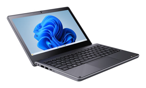 Dynabook E11-A2221ED Intel® N N100 Laptop 29.5 cm (11.6") Touchscreen HD 8 GB LPDDR5-SDRAM 128 GB Flash Wi-Fi 6 (802.11ax) Windows 11 Pro Education US English Black