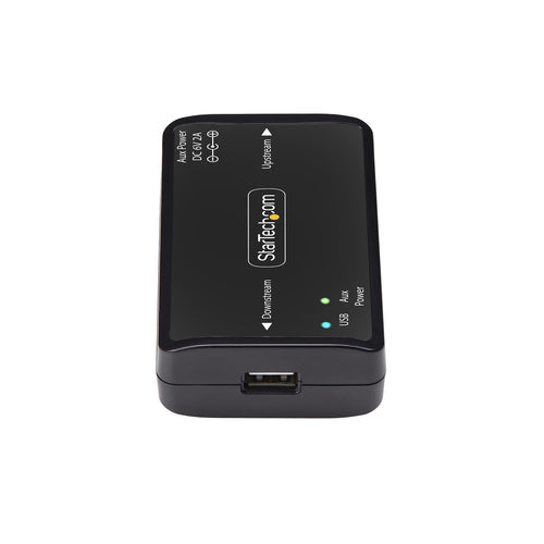 StarTech.com USB Galvanic Isolator, Up To 6KV, Electrical Noise Isolator, IP40, DIN Rail Mount, Isolated Power Filter, USB 2.0/1.1, 5V/250mA, Plug-and-Play, TAA