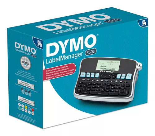 DYMO LabelManager 360D label printer Thermal transfer 180 x 180 DPI 12 mm/sec D1 QWERTY