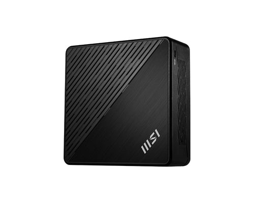 MSI Cubi ADL-005US Intel Pentium N N200 4 GB DDR4-SDRAM 128 GB SSD Windows 11 Pro Mini PC Workstation Black