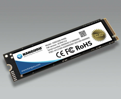 iStorage Kanguru Defender SED300 Hardware-Based Self-Encrypting Internal SSD 500 GB|FIPS 140-2 Certified | M.2 2280 Internal | PCI Express NVMe (PCI Express NVMe 4.0 x4) | TAA Compliant