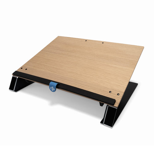 R-Go Tools Document holder R-Go Read2Write, suitable for reading and writing, ergonomic, with soft foam wrist rest, oak wood