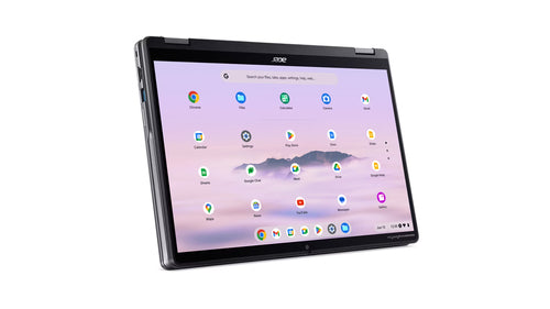 Acer Chromebook CPE594-1N-57ZJ Intel Core 5 120U 35.6 cm (14") Touchscreen Full HD 16 GB LPDDR5x-SDRAM 256 GB SSD Wi-Fi 6E (802.11ax) ChromeOS US English Metallic
