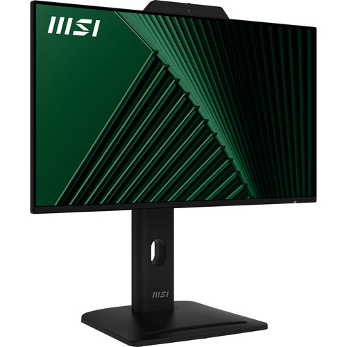 MSI Pro MP242PMG 23.8 Inch Monitor, FHD (1920 x 1080), 120Hz, IPS, 1ms, 1x HDMI 1.4b, 1x DP 1.2a, 1x D-Sub(VGA), 2xUSB 5Gbps Type-A, 1x USB 5Gbps Type-B, Built-in Speakers, Webcam, Anti-Glare, Anti-Flicker, Less Blue light, TÜV Certified, VESA,