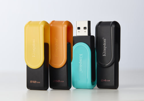 Kingston Technology DataTraveler 512GB Portable USB 3.2 Gen 1 Exodia S (Black/Yellow)