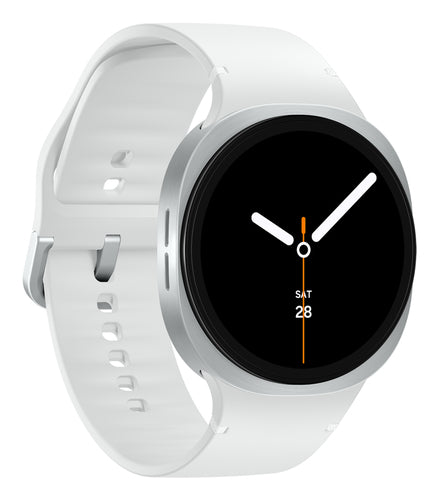 Samsung Galaxy Watch8 3.81 cm (1.5") AMOLED 44 mm Digital 480 x 480 pixels Touchscreen Silver Wi-Fi GPS (satellite)
