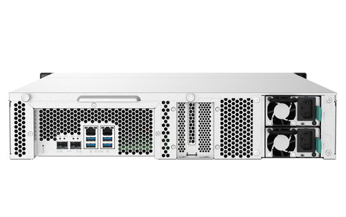 QNAP TS-1232PXU-RP NAS Rack (2U) Annapurna Labs Alpine AL-324 4 GB DDR4 0 TB QNAP Turbo System Black