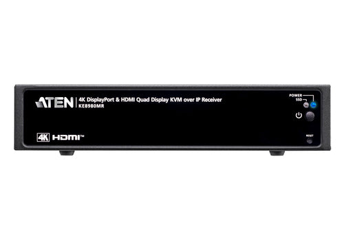 ATEN 4K HDMI&DP Quad KVM over IP Rx