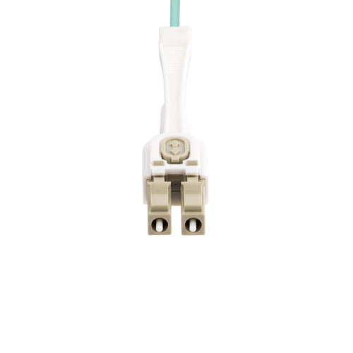 StarTech.com 10m (32.8ft) LC to LC (UPC) OM4 Multimode Fiber Optic Cable w/Push Pull Tabs, 50/125µm, 100G, Bend Insensitive, Low Insertion Loss - LSZH Fiber Jumper Cord