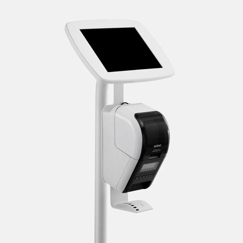 Bouncepad Floorstanding with Brother Printer mount tablet security enclosure White 26.7 cm (10.5")