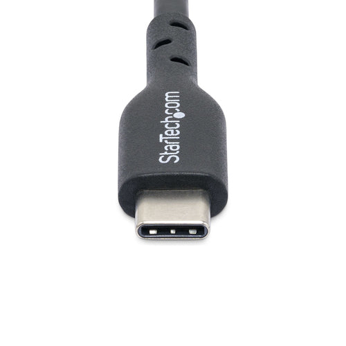StarTech.com 2m (6ft) USB C Charging Cable, USB-C Cable, USB 2.0 Type-C Laptop Charger Cord, 60W 3A Power Delivery, TPE Jacket, USB-C Data Transfer Cable, M/M