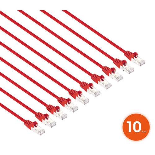 Intellinet 745567 networking cable Red 3 m Cat8.1 U/FTP (STP)