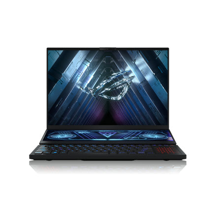 ASUS ROG Zephyrus Duo 16 GX650RM-ES74 laptop AMD Ryzen™ 7 6800H 40.6 cm (16") WUXGA 16 GB DDR5-SDRAM 1 TB SSD NVIDIA GeForce RTX 3060 Wi-Fi 6E (802.11ax) Windows 11 Home Black
