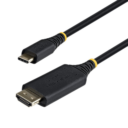 StarTech.com 3ft USB-C to HDMI Adapter Cable, Gripping HDMI Connector, 4K 60Hz, Thunderbolt Compatible, HDR, Uni-Directional Cord for MacBook, Dell, HP, Lenovo